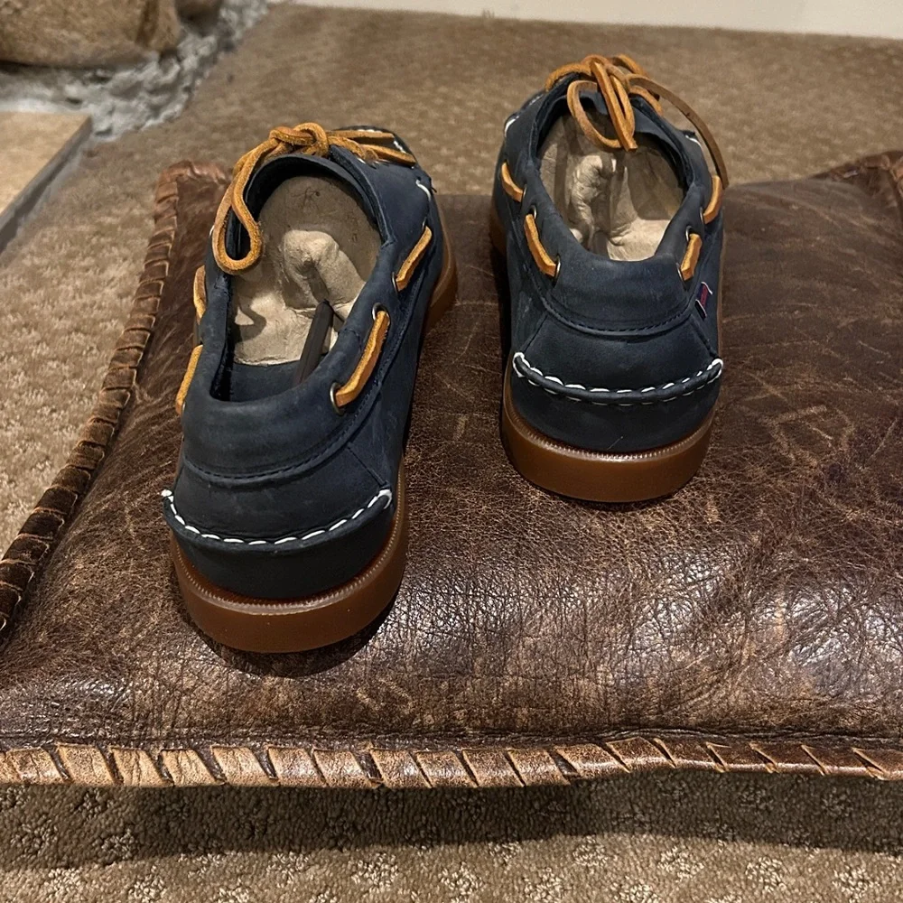 NWOT Sebago Men's “Portland” Blue Nubuck Leather Dockside’s Boat Shoes